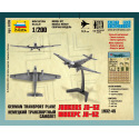 Zvezda Wargames (WWII) letadlo 6139 - Junkers Ju-52 Transport Plane (1:200)
