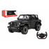 Teddies Auto RC Jeep Wrangler Rubicon RASTAR schwarz Kunststoff 29cm 2,4GHz ferngesteuert. Steuerung. auf der Fledermaus. im Karton. 44x19cm