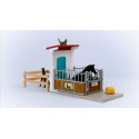 Schleich 42611 Box pro koně s klisnou a hříbětem