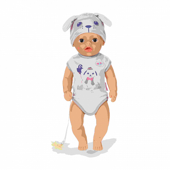 Zapf BABY born Lukas Hündchen, 36 cm
