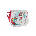 Teddies Handtasche/Tasche Einhorn mit Steinen aus Kunststoff, 4 Farben
