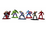 Jada Marvel Avengers Kovové sběratelské nanofigurky 1,65", sada 6 ks