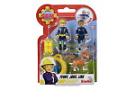Simba Strażak Sam 2 Figurki i zwierzątko, 4 rodzaje