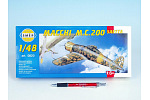 Směr  Model samolotu Macchi M.C. 200 Saetta 16,1x21,2cm w pudełku 31x13,5x3,5cm