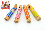 Teddies Gwizdek Teddies drewniany 14x2,5x2,5cm zestaw 4 rodzaje