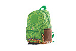 PIXIE CREW dziecięcy plecak zielono-brązowy mały panel