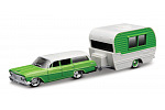 Maisto - Design Tow & Go, 1962 Chevrolet Biscayne Wagon Classic Craft, 1:64