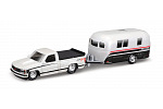 Maisto - Design Tow & Go, 1993 Chevrolet 454 SS Pick-up Camper Trailer, 1:64
