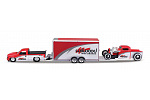 Maisto - Design Team Haulers, 1993 Chevrolet 454 SS Pick-up, przyczepa samochodowa, 1936 Chevy Pickup, 1:64