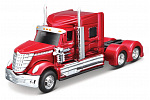 Maisto - Design Custom Rigs, International Lone Star, metalowy czerwony, 1:64