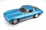 Maisto - 1965 CHEVROLET CORVETTE, metalowy jasnoniebieski, 1:18