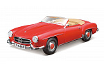 Maisto - 1955 Mercedes-Benz 190SL, czerwony, 1:18