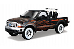Maisto - Harley-Davidson Custom, 1999 Ford F-350 Super Duty Pickup, 1:24
