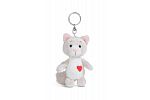 NICI Brelok do kluczy NICI Love Kitty puszysty 10cm ZIELONY