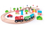 Woody 93061 Train Track Eight z pociągiem