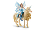 Schleich 42508 Wróżka Eyelas na złotym jednorożcu