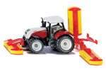 SIKU 1672 Blister - Traktor Steyr z osprzętem do koszenia