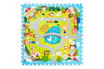 Plastica Puzzle piankowe Plastica "Wrzos", 9 elementów