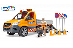 Bruder Commercial Vehicles - Samochód miejski MB Sprinter z akcesoriami
