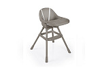 Dolu Dětská jídelní židlička s pultem, šedá, 90x70x60 cm