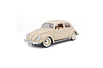 Bburago - Auta HOBBY- Volkswagen Käfer Beetle 1955, béžová, 1:18