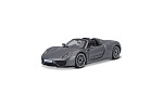 Bburago - Auta HOBBY, Porsche 918 Spyder, šedá metalíza, 1:24