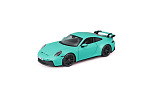 Bburago - Auta HOBBY, Porsche 911 GT3, zelená mint, 1:24