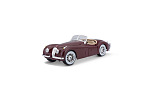 Bburago - Auta HOBBY, Jaguar XK 120 Roadster (1951), červená, 1:24