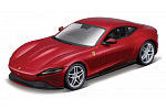 Bburago - RACE+PLAY, Ferrari Roma, červená, 1:24