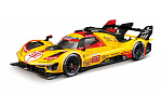 Bburago - RACING, Ferrari 499P - 24h Le Mans Livery 2024, žlutá, 1:24