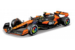 Bburago - RACE Formule F1 v dekorativním boxu, McLaren Team MCL38 (2024), 4# Lando Norris, 1:24
