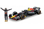 Bburago - RACE Formule F1 s figurkou jezdce, Oracle Red Bull Racing RB19 (2023), #1 Verstappen, 1:24