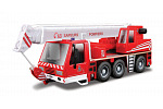 Bburago - EMERGENCY, Požární vůz s jeřábem, 1:50