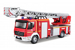 Bburago - EMERGENCY Vozidlo záchranné služby - Mercedes-Benz Atego Fire Truck, hasiči, 1:50