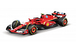Bburago - RACE Formule F1 v dekorativním boxu, Ferrari SF-24 (2024), # 55 Carlos Sainz, 1:43