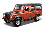 Bburago - Auta HOBBY, Land Rover Defender 110, oranžová metalíza, 1:32