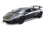Bburago - Auta HOBBY, Murciélago LP 670-4 SV, šedá metalíza, 1:32