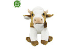 Rappa Pluszowa krowa 18 cm ECO-FRIENDLY
