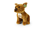 Rappa Staffordshire Bull Terrier brązowy siedzący 30 cm ECO-FRIENDLY