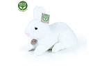 Rappa Pluszowy biały królik leżący 23 cm ECO-FRIENDLY