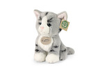 Rappa Pluszowy kot szary 18 cm ECO-FRIENDLY