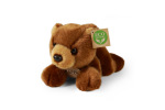 Rappa Pluszowy niedźwiedź brunatny leżący 20 cm ECO-FRIENDLY