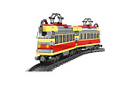 Rappa Kompatybilny zestaw konstrukcyjny Rappa BLOXO tramwaj na baterie z torami 724 szt.