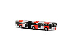Rappa Metalowy autobus przegubowy PID Praga czerwony 18 cm