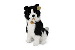 Rappa Pluszowy piesek border collie siedzący 40 cm EKOLOGICZNY