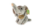 Rappa Plyšový slon sedící 15 cm ECO-FRIENDLY