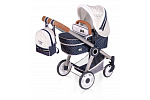 Rappa DeCuevas 80537 Składany wózek dla lalek 3 w 1 z plecakiem TOP Collection 2020 - 70 cm
