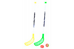Rappa Kije hokejowe Floorball z piłką i krążkiem 80 cm
