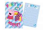 Rappa Sada párty 5 pozvánek + 5 obálek Peppa Pig