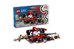 LEGO City 60443 Pit Stop F1® i personel z samochodem Ferrari